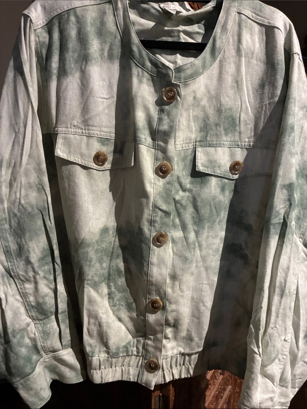 Linen blend lightweight jacket